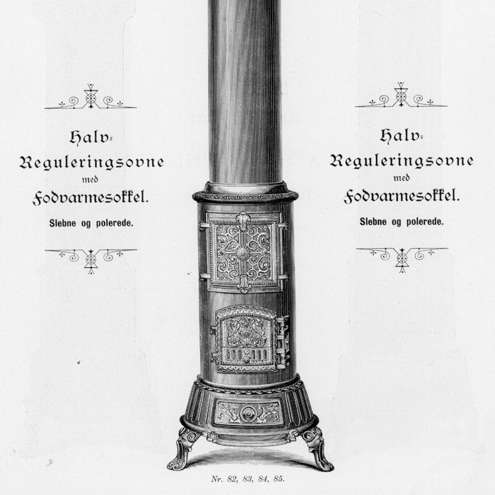 Halvreguleringsovn Nr.82, Nr.83, Nr.84 Og Nr.85, 1895 Prod. År. Ca. 1895