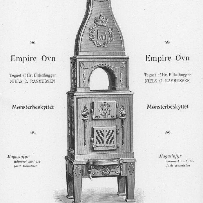 Empireovn Nr.240 Med Krone F VIII, 1914