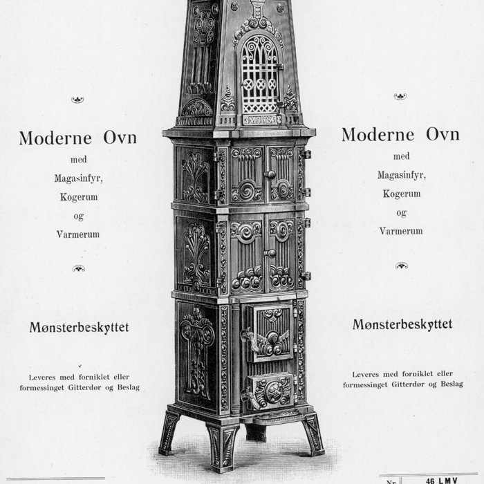 Kogeovn Nr.46 LMV Med Vase, 1914