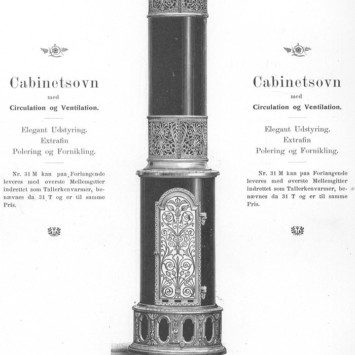 Cabinetsovn, Nr.30M Og 31M, 1903