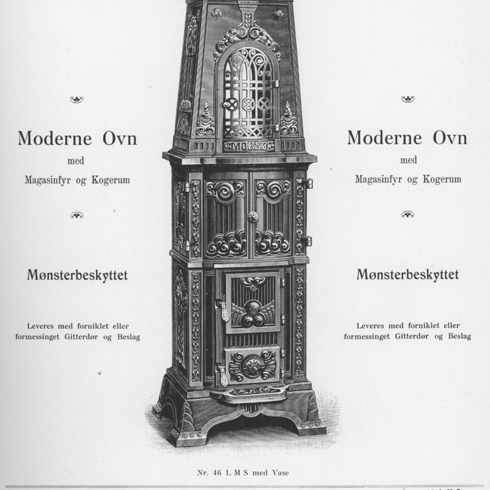 Kogeovn Nr.46LMS Med Vase, 1914