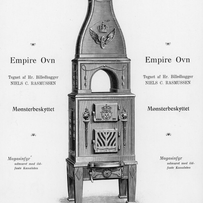 Empireovn Nr.240 Med Jernbanehjul, 1914