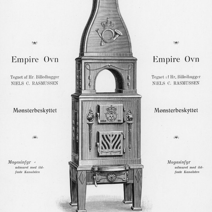 Empireovn Nr.240 Med Posthorn, 1914