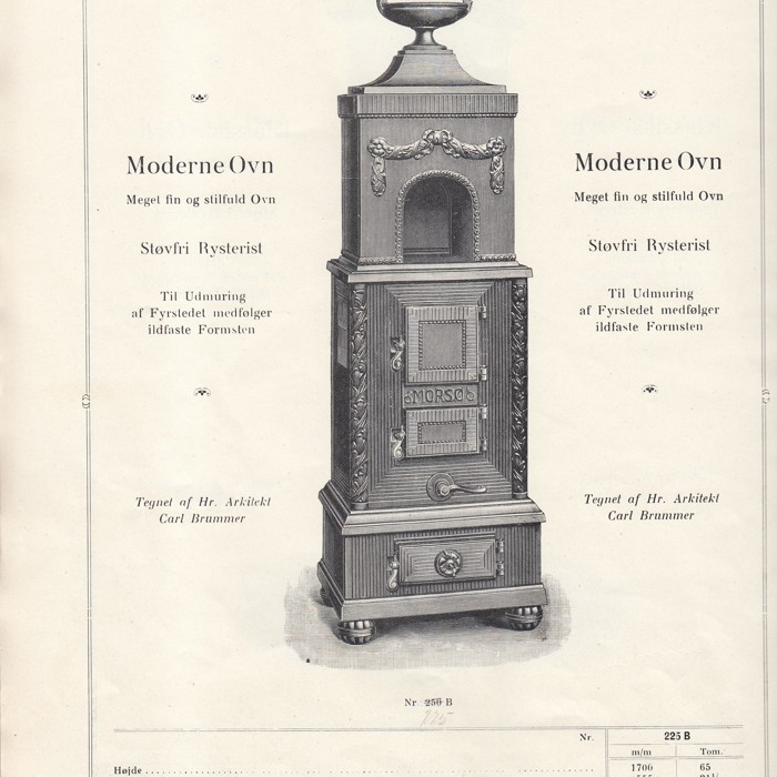 Moderne Ovn Nr. 225B 1914