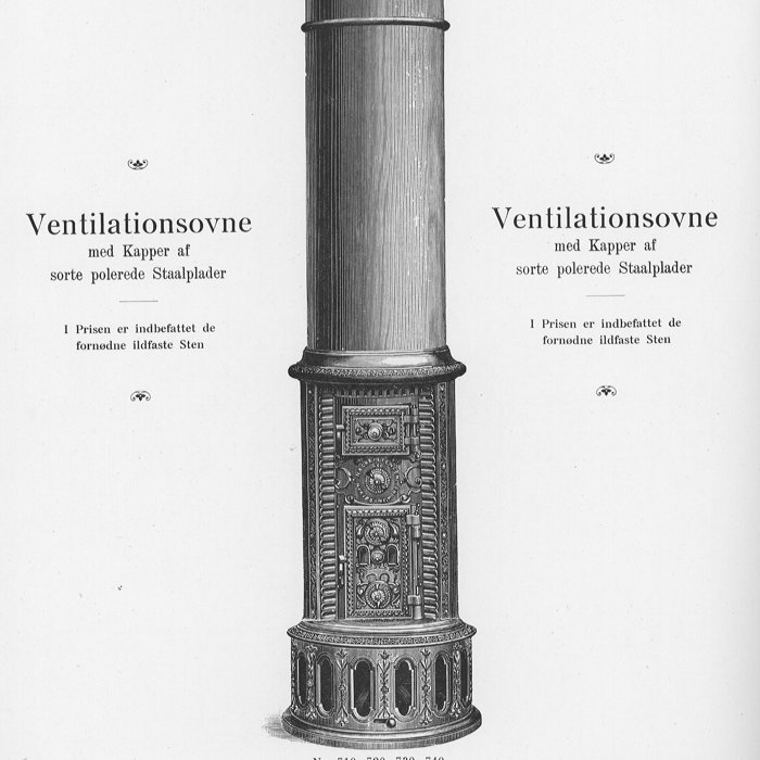 Ventilationsovn Nr.710, Nr.720, Nr.730 Og Nr.740, 1914
