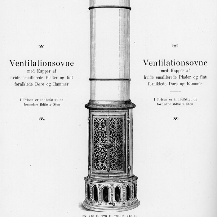 Ventilationsovn Nr.710E, Nr.720E, Nr.730E Og Nr.740E, 1914