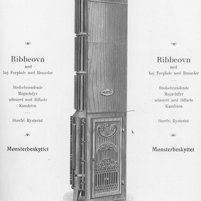 Ribbeovn Nr.1 Og Nr.2 Med 2 Og 3 Beholdere, 1914