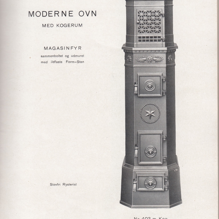 Moderne Ovn Nr. 403 M. Kog 1928