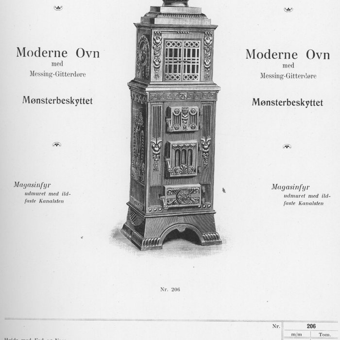 Moderne Ovn Nr.206, 1914