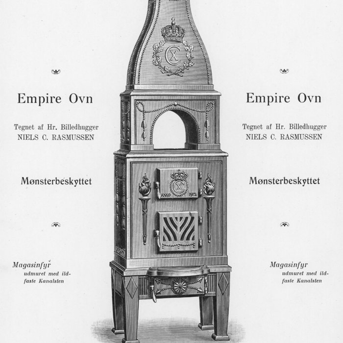 Empireovn Nr.240 Med Krone C X, 1914