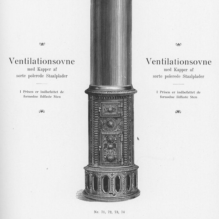 Ventilationsovn Nr.71, Nr.72, Nr.73 Og Nr.74, 1914