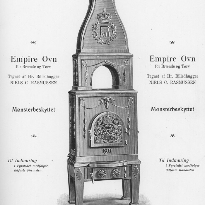 Empireovn Nr.240B Med Krone F VIII. 1914